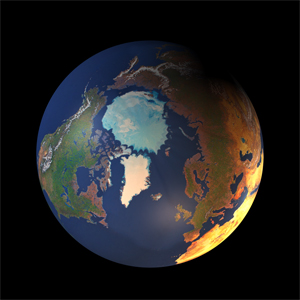 Arktis Karte, Textur (NASA